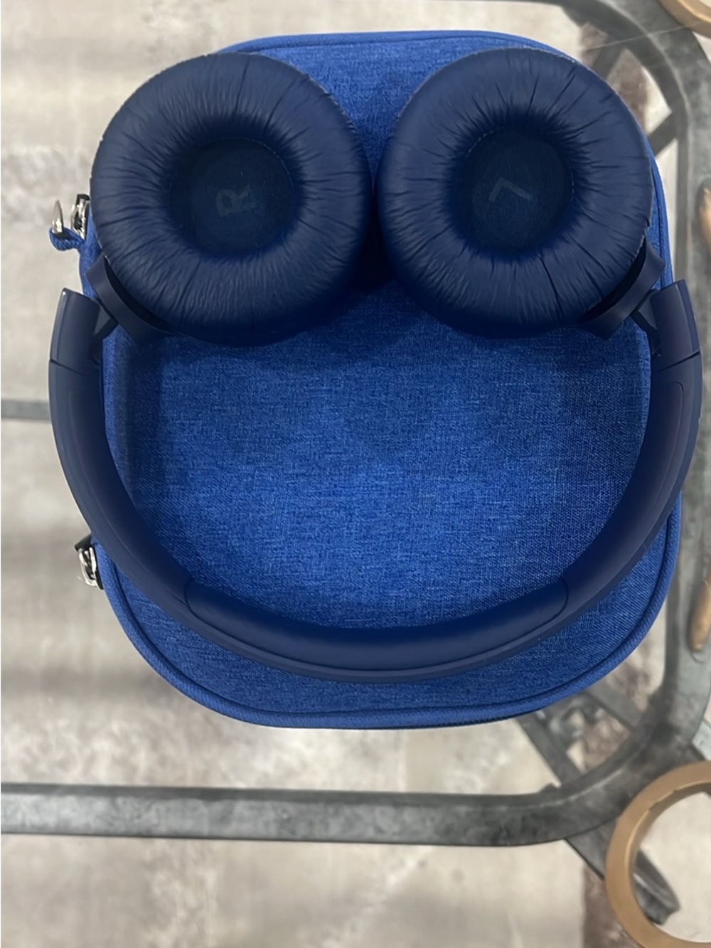 Blue Wireless JBL headphones